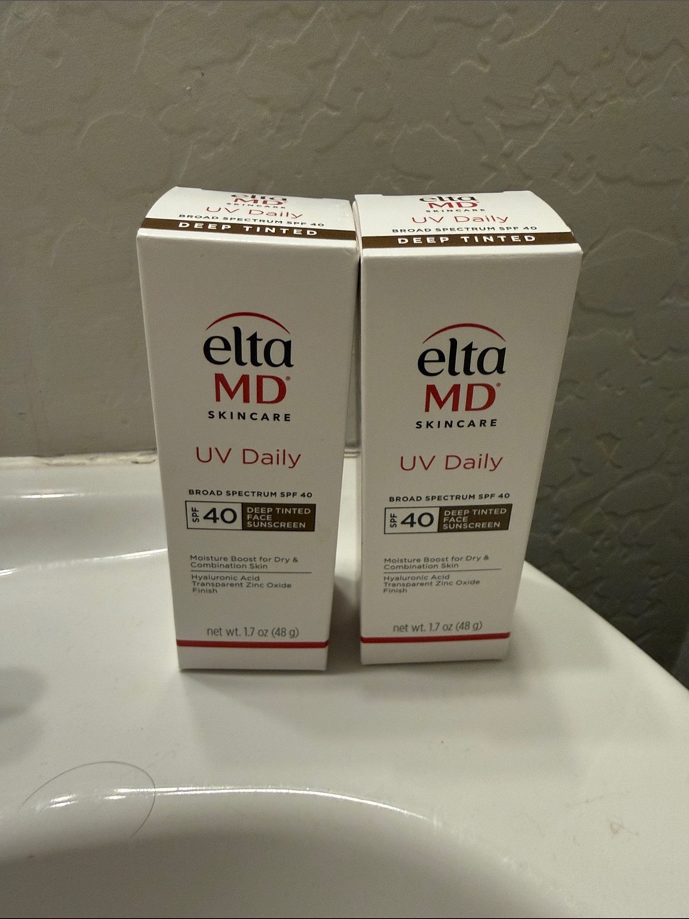 EltaMD UV Daily SPF 40 Deep Tinted Sunscreen - (2-Pack)